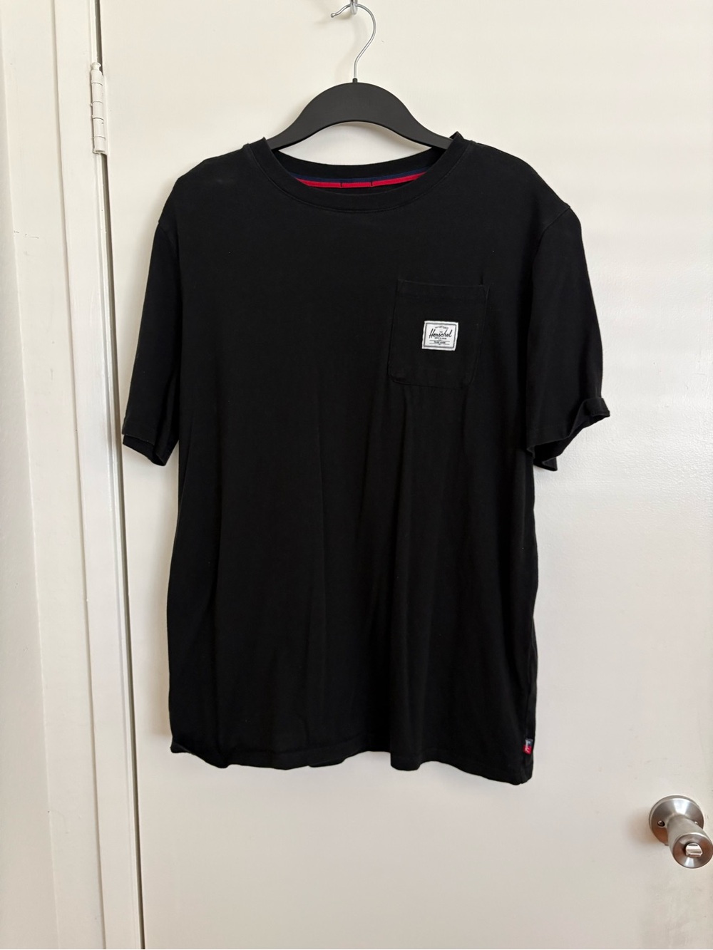 Herschel Supply Company Black Short-Sleeve Pocket Tee